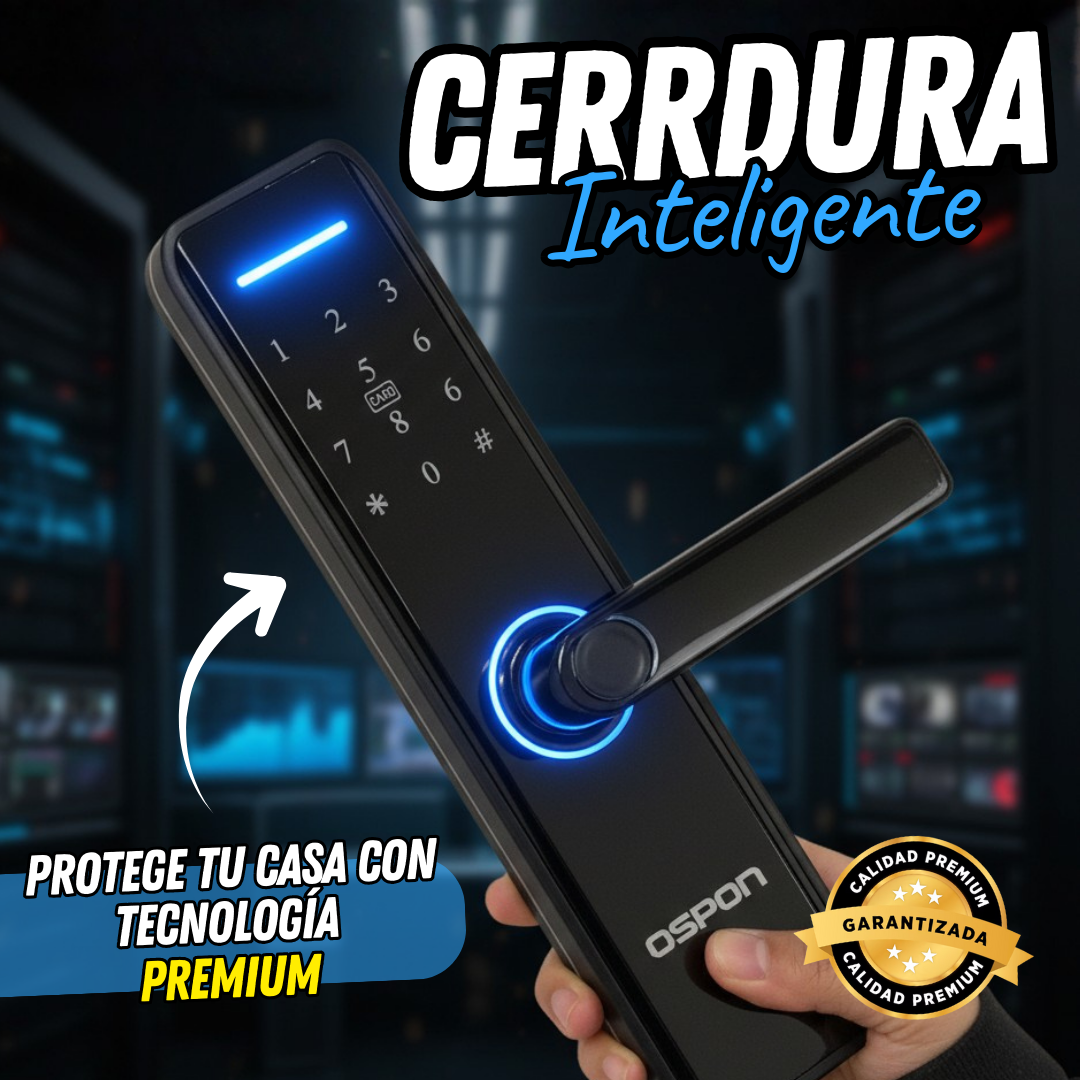 Cerradura Inteligente Con huella, pin, wifi, llave y tarjeta + Envio gratis + Regalo