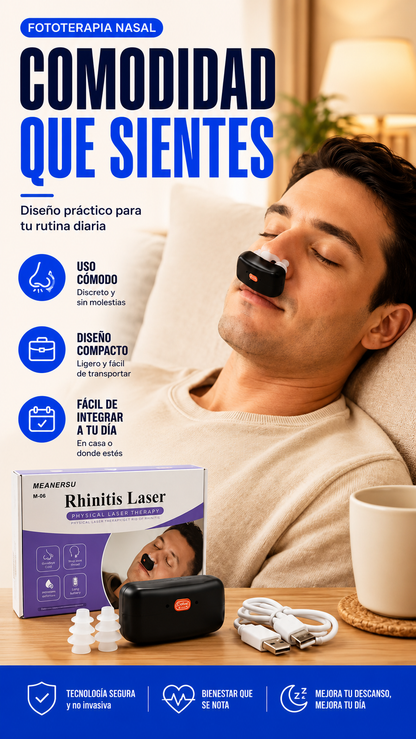 LumiNasal M-06 | Dispositivo Nasal de Luz Roja Recargable + Envio Gratis