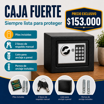 Caja Fuerte De Seguridad Digital TT + envio gratis + regalo