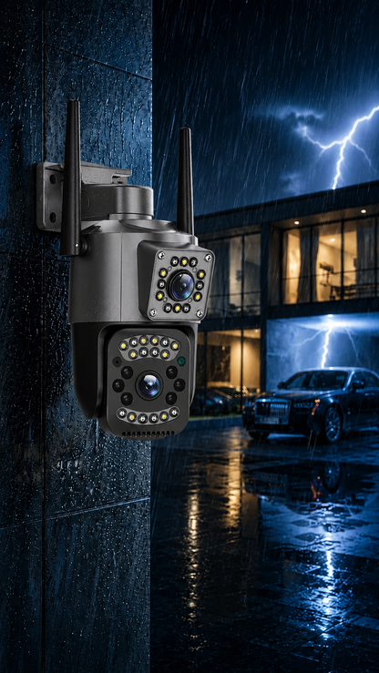 Militar Guard: Seguridad que no depende de nadie — Compatible con Panel Solar + Regalo🎁 black