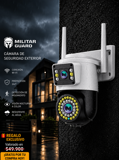 Militar Guard: Cámara de Seguridad - 2 en 1 + Regalo + Envio Gratis