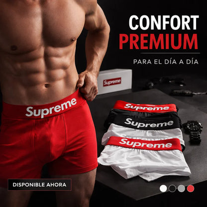 🔥 Mega Pack Bóxers Supreme x12 + 12 Medias GRATIS + REGALO 🔥
