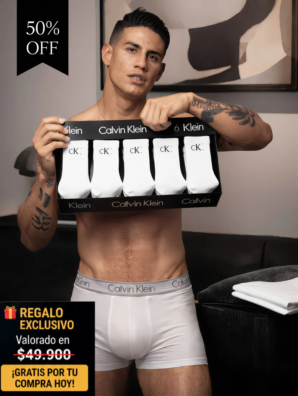 🔥OFERTA BÓXER Calvin Klain X12 - COMPRE 6 Y LLÉVESE 12 + 12 Calcetines🔥50% DTO