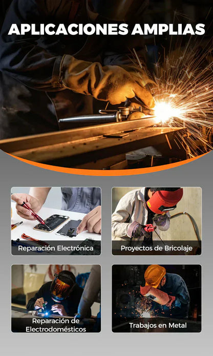 CONVIERTE REPARACIONES EN INGRESOS EXTRA: Pistola de Soldadura Profesional 60w + envio gratis + regalo