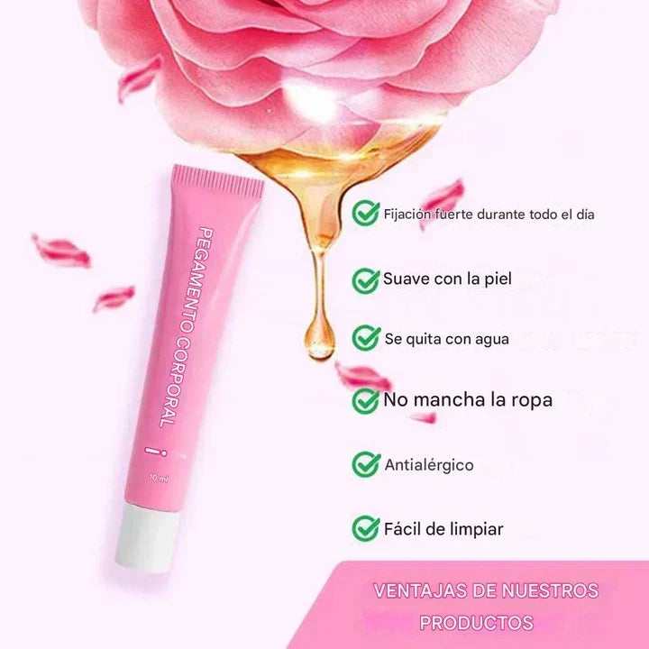 Pegamento adhesivo corporal