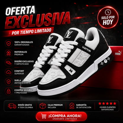 🔥  Calzado LV + Envío GRATIS + Regalo Exclusivo ¡50% OFF HOY! 🎁