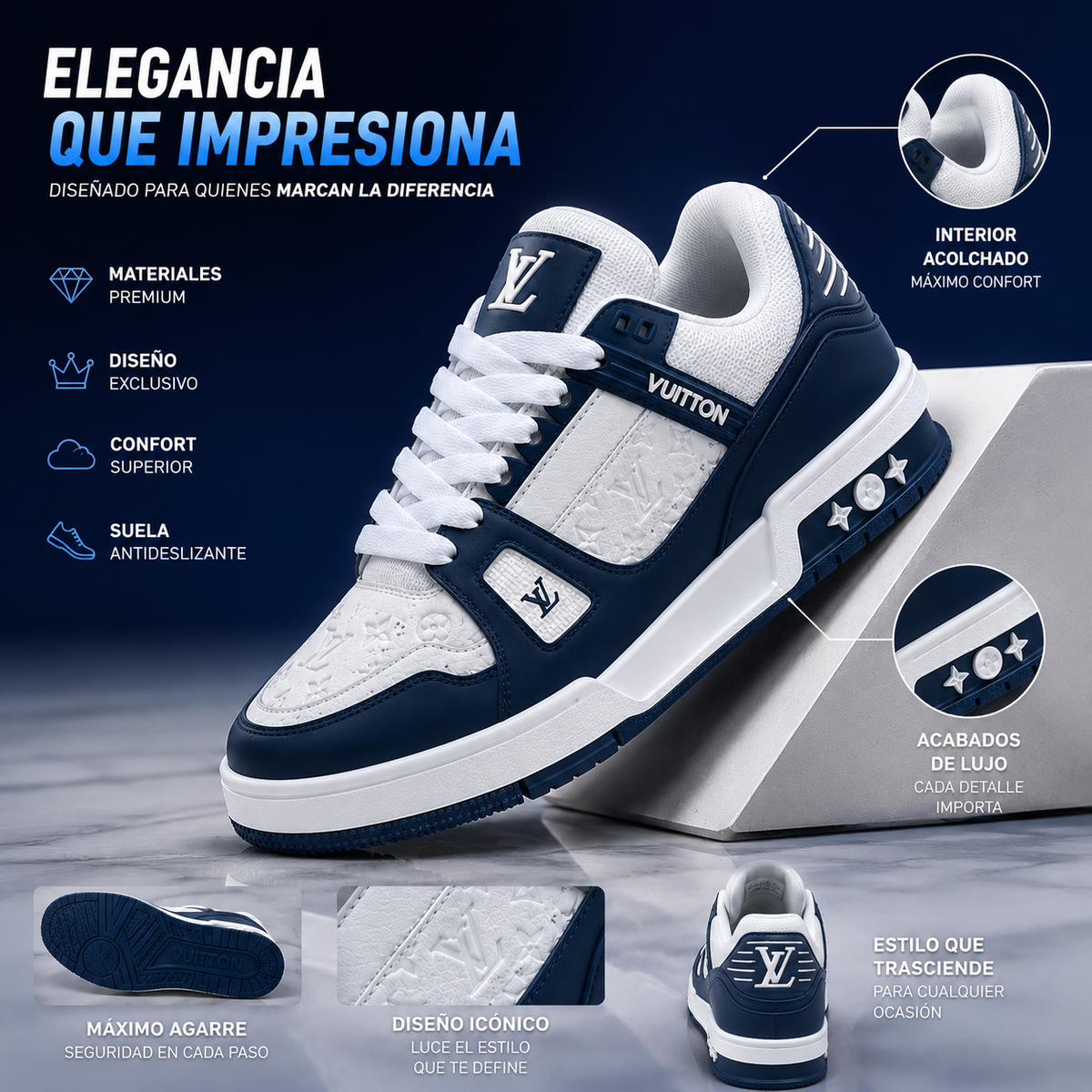 🔥  Calzado LV + Envío GRATIS + Regalo Exclusivo ¡50% OFF HOY! 🎁
